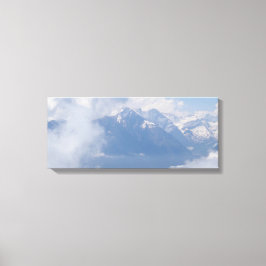 Österrikiska bergsområden, kanvastryck