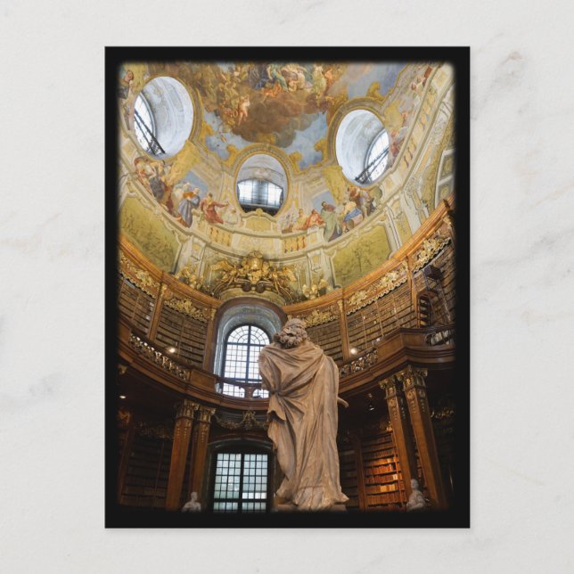 Österrikiska Bibliotek Vykort (Framsida)