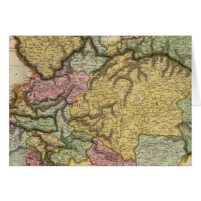 Österrikiska Dominikanska Hälsningskort (Framsidan Horizontal)