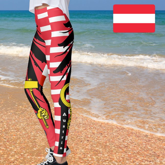 Österrikiska Eagle och österrikiska mode-patrioter Leggings (Skapare uppladdad)