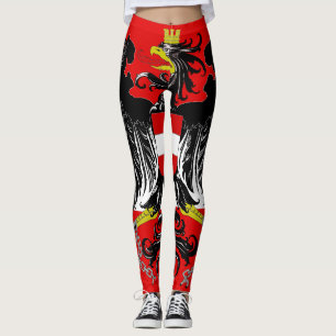 Österrikiska flagga leggings