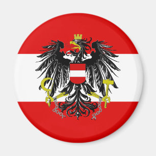 Österrikiska flagga magnet