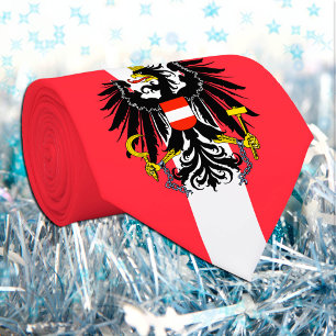 Österrikiska Flagga & Österrikes resor, affärsr Slips