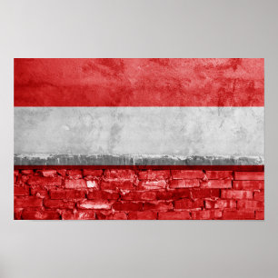 Österrikiska flagga poster