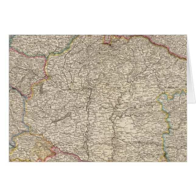 Österrikiska imperiet hälsningskort (Framsidan Horizontal)