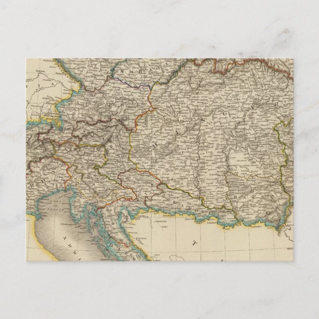 Österrikiska imperium 6 vykort (Framsida)