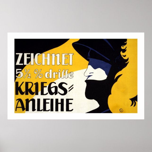 Österrikiska Krig Bond-Poster (vit) Poster (Framsidan)