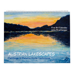 Österrikiska Lakescape - Fine Art Calendar Kalender
