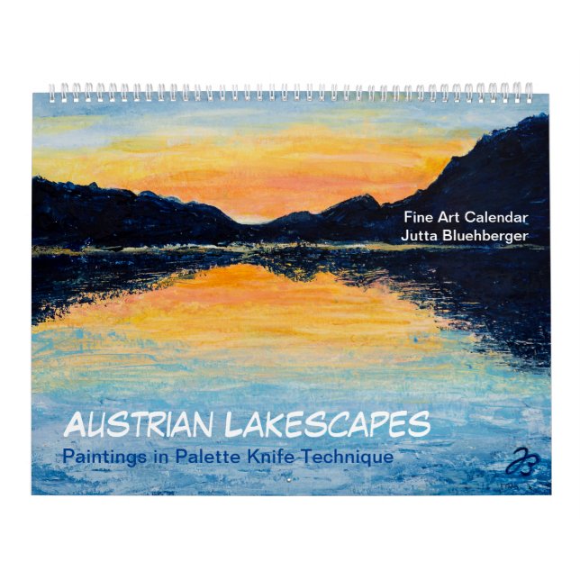 Österrikiska Lakescape - Fine Art Calendar Kalender (Omslag)