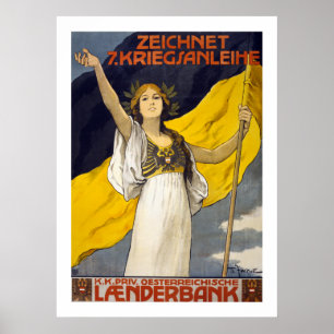 Österrikiska lån 7:e Krig (vit) Poster