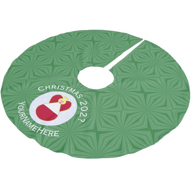 Österrikiska Personligen för julgranar, Flagga Julgransmatta Borstad Polyester (Vinklad)