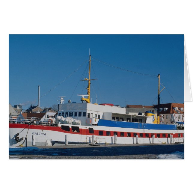 Östersjöfärja Hälsningskort (Framsidan Horizontal)