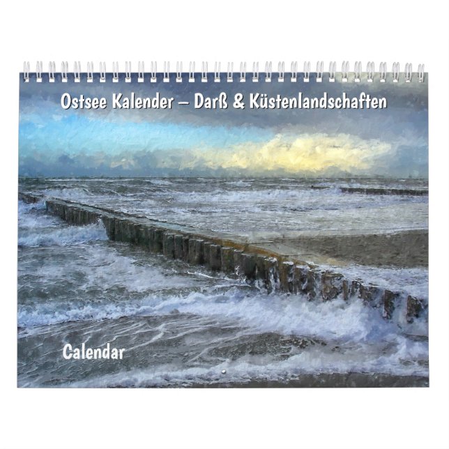 Östersjökalender – Darß & kustlandskap Kalender (Omslag)