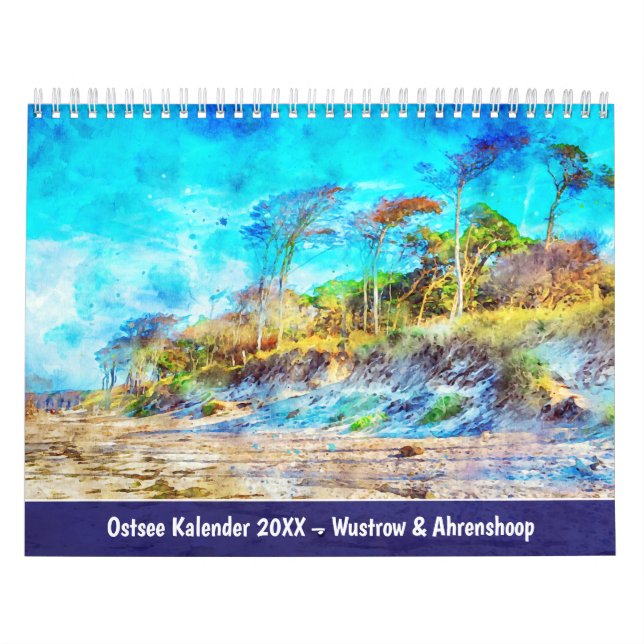Östersjökalender – Wustrow & Ahrenshoop Kalender (Omslag)