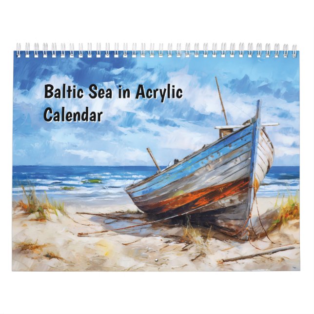 Östersjön i Akryl – Kalender (Omslag)