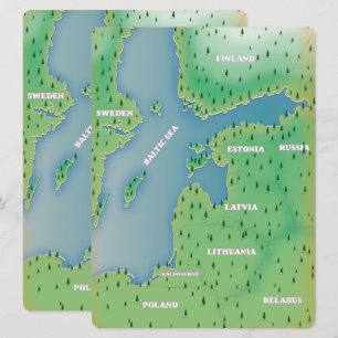 Östersjön karta