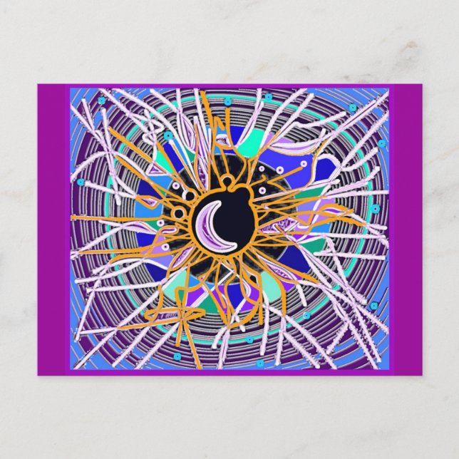 Östersjön Måne Vykort (Framsida)