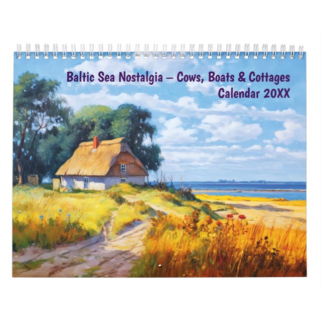 Östersjönostalgia – Kor, båtar och stugor Kalender (Omslag)