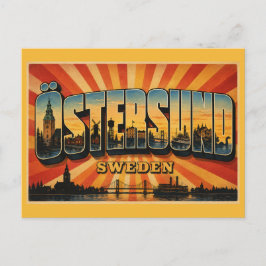 Östersund Sverige Insjöskönhet Vykort