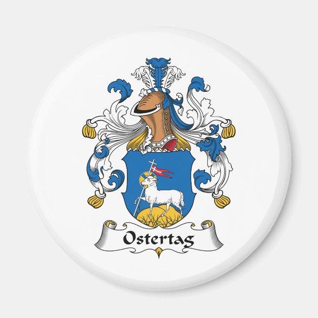 Ostertag Family Crest Magnet (Framsidan)