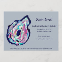 Östertårt-fest-inbjudan i Ljusgrå