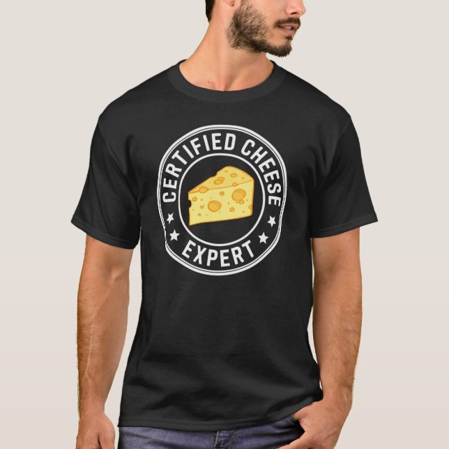 Ostexpert Ostälskare T Shirt (Framsida)