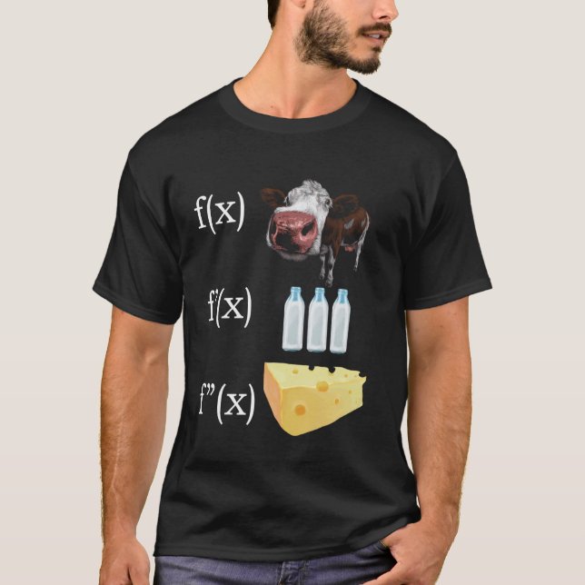 Ostformel Matematik Humor T Shirt (Framsida)