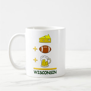 Ostfotbollöl roliga Wisconsin Kaffemugg