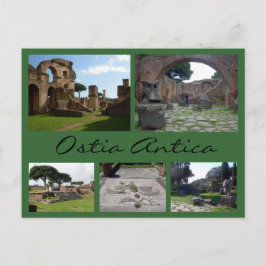 Ostia Antica Collage (Roman Ruins), Rom Vykort