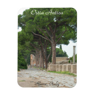Ostia Antica gammal väg Magnet