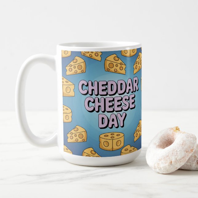 Ostklassisk Mugg för Cheddardagen (Med munk)