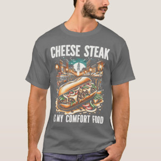 Ostkött mat älskare Amerikansk smörgås matluffare T Shirt