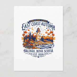 Östkusten Höst Halifax Nova Scotia Vykort