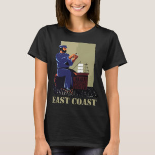Östkustsjömansnautisk resa t shirt