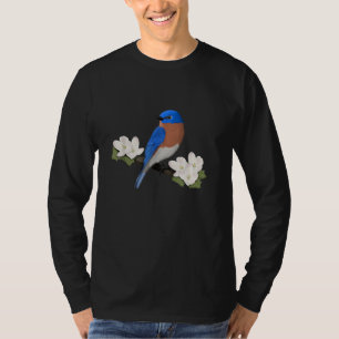 Östlig blåfågel Fågel Fågelälskare Fågelskådare Dj T Shirt