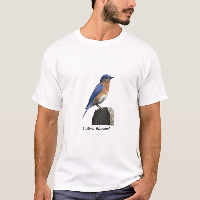 Östlig blåsångareT-tröja Tee Shirt (Framsida)
