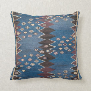 Östlig brytningvintageperser mattar mönster kudde