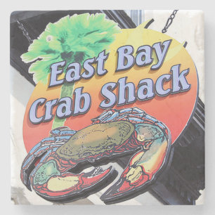 Östlig fjärdkrabbahydda Charleston, Sc.-marmorst Stenunderlägg