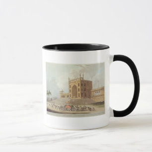 Östlig grind av Jummahen Musjid på Delhi, från Mugg