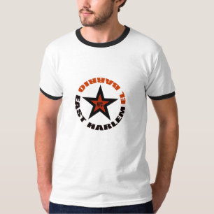 ÖSTLIG HARLEM NYC FÖR EL-BARRIO T-TRÖJA T SHIRT