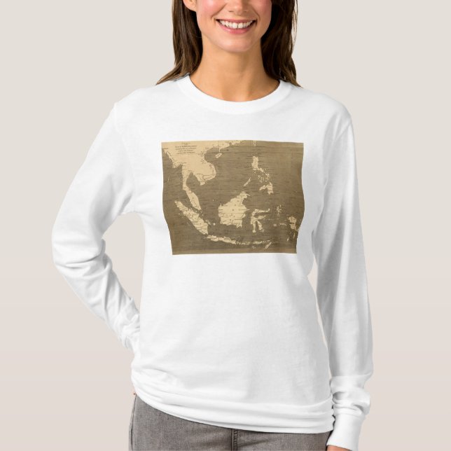 Östlig Indien ökarta vid Arrowsmith T-shirt (Framsida)