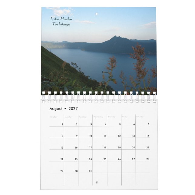 Östlig kalender för Hokkaido 2018 (Aug 2027)