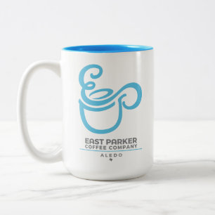 Östlig logotyp Parker "för stor EP-kopp" - 15 un Två-Tonad Mugg