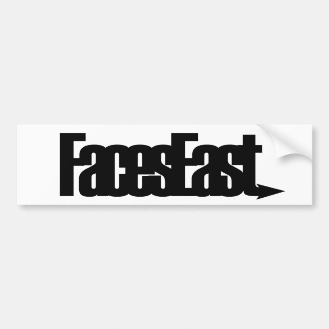 Östlig logotypbildekal för ansikten bildekal (Framsidan)