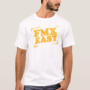 Östlig logotyputslagsplats för old school FMX T-shirt