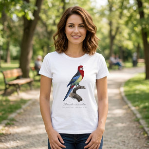 Östlig rosella eller Platycercus eximius parakit T Shirt