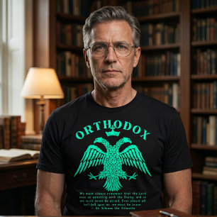 Östlig rysk-ortodox kristen örngåva t shirt