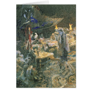 Östlig saga, 1886 hälsningskort