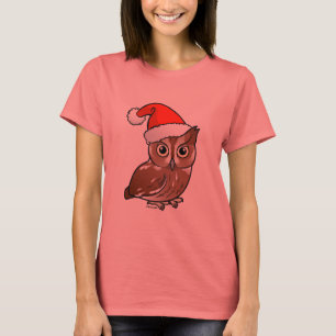 Östlig Screechuggla Santa Tee