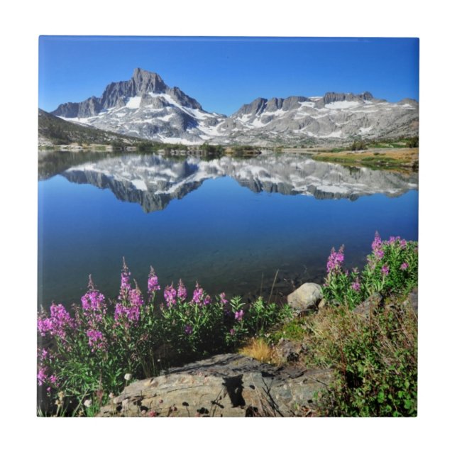 Östlig Sierra berg Kakelplatta (Framsidan)